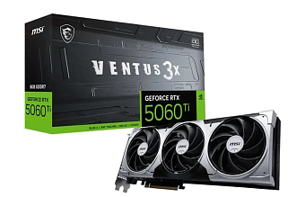 Видеокарта 8Gb MSI RTX 5060 Ti 8G VENTUS 3X OC (RTX5060Ti) GDDR7 HDMI DP
