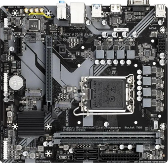 Материнская плата Socket-1700 Gigabyte B760M H DDR4 (B760) 2*DDR4 HDMI VGA mATX
