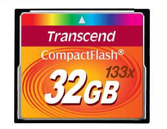 Карта памяти CF 32Gb Transcend Compact Flash 133x