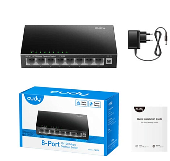 Коммутатор 8 port Cudy FS108 100 Мбит/с