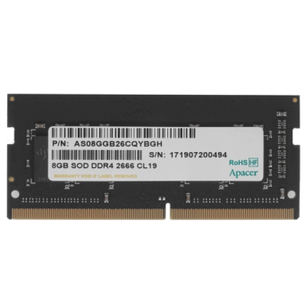 Модуль памяти SODIMM DDR4 .8Gb PC4-21300 2666MHz Apacer