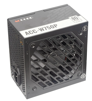 Блок питания .750W Accord ACC-W750P 80 PLUS WHITE (120mm, 24+8pin, 3*8pin, 6*Sata, 2*IDE)