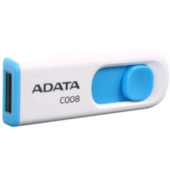 Флешка .64Gb ADATA [C008] белый-синий USB