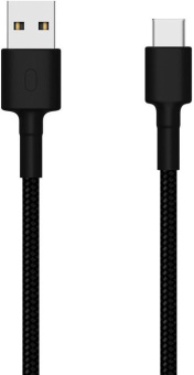 Кабель USB-A < - > USB-C, 1.0м, Xiaomi Mi Type-C Black