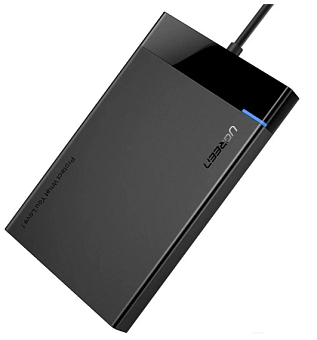 Внешний контейнер USB3.0 -> SATA 2,5", UGREEN US221 черный