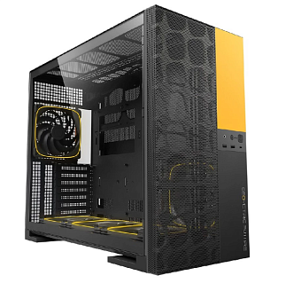 Корпус Geometric Future Model 5 Vent ARGB ATX Black/Yellow