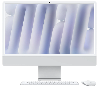 Моноблок Apple iMac 24" 2024 M4  16G 256G 10-Core Silver (серебристый) (без RuStore)