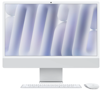 Моноблок Apple iMac 24" 2024 M4  16G 256G 10-Core Silver (серебристый) (без RuStore)