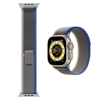 Ремешок Trail Loop для Apple Watch 38/40/41mm Blue/Gray
