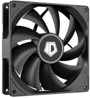 Вентилятор для корпуса 120mm ID-Cooling FL-12025K 3-pin, 1250 об/мин, черный