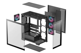 Корпус Deepcool CG580 4F ATX чёрный