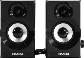 Акустическая система SVEN SPS-517 (2x3W, USB) дерево, Black