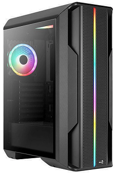 Корпус Aerocool Splinter Duo-G-BK-v1 (Miditower, 2*USB3.0, ARGB, ATX, без БП) Black