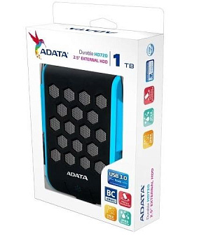 Внешний жесткий диск 1Tb ADATA HD720 2.5" USB3.1 Blue
