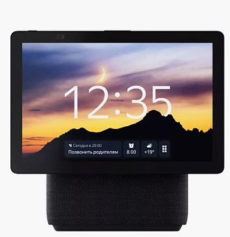 Умная колонка Яндекс Станция Дуо Макс с Zigbee, черный