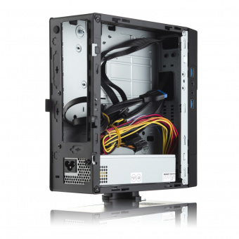 Корпус Foxline FL-BQ5-FLX220-U32 Slim USB3.0 220W mini-ITX чёрный