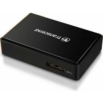 Внешний картридер USB3.0 Transcend TS-RDF8K2 microSD/SD/CF, черный