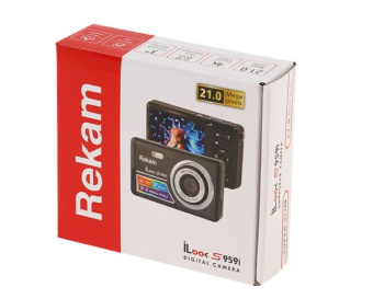 Цифровая фотокамера Rekam iLook S990i SDHC, USB, черный