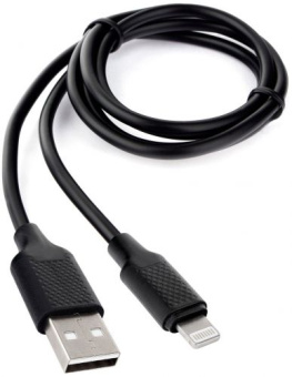Кабель USB-A < - > Lightning, 1.0м, Cablexpert Classic Black