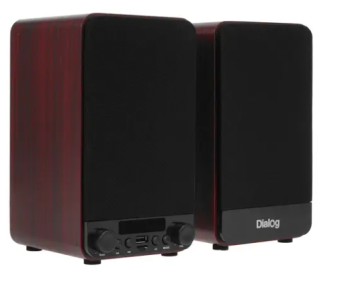 Акустическая система Dialog Jazz AJ-13 BROWN (30W, 2.0, 2*15W, Bluetooth, USB+microSD) (коричневый)