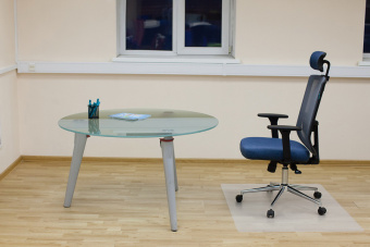 Коврик под кресло прямоугольный матовый для паркета/ламината пол.120х90см