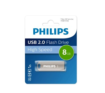 Флешка . 8Gb PHILIPS IRON 2.0 USB 2.0