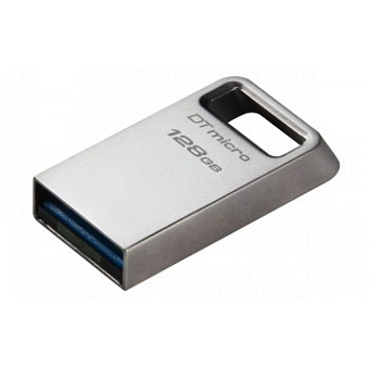 Флешка 128Gb Kingston DataTraveler Micro USB3.0, серебристый
