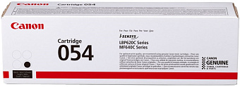 Картридж лазерный Canon 054 BK для MF645Cx/MF643Cdw/MF641Cw/LBP623C, черный