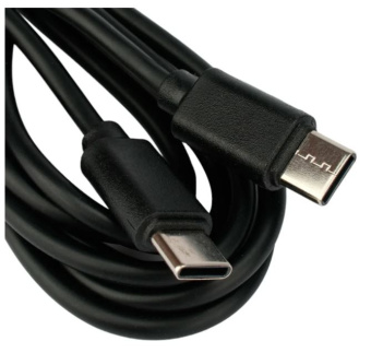 Кабель USB-C < - > USB-C, 1.8м, Гарнизон 45W черный