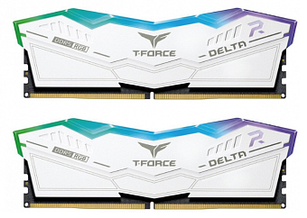 Модуль памяти DDR5 32Gb 6600MHz TEAMGROUP T-Force Delta RGB White (Kit of 2)
