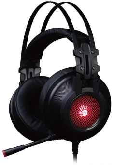 Наушники проводные A4Tech Bloody G525 (микрофон, 20 - 20 000 Гц, 7.1 Surround (виртуальный)) черный