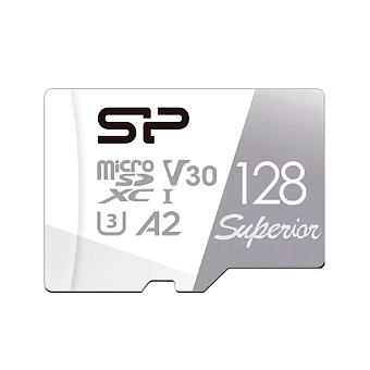 Карта памяти microSD 128Gb Silicon Power Superior Pro A2 microSDXC Class 10 UHS-I U3 Colorful