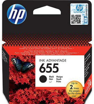 Картридж струйный HP 655 (CZ109AE) для HP DeskJet Ink Advantage 3525/4615/4625/5525/6525, черный