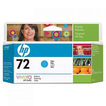 Картридж струйный HP 72 (C9371A) для HP DesignJet T610/T1100, голубой