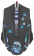 Мышь проводная Defender GM-170L Killer (3200dpi переключаемая подсветка коврик в комплекте ) USB черный