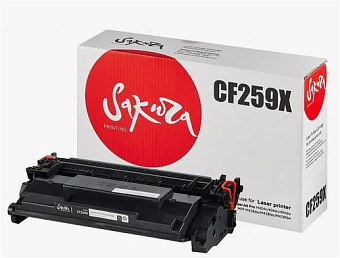 Картридж лазерный Sakura  SACF259X-NOC (CF259X) №59X для HP LJM404, MFP M428,  (без чипа, без гарант