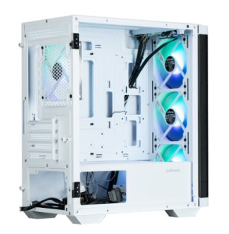 Корпус Zalman Z10 DUO USB-C ATX, белый