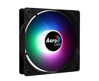 Вентилятор для корпуса 120mm Aerocool Frost 12 PWM RGB 4P (4pin, 120х120х25мм, 18.2-27.5 дБ, 500-1500об/мин, подстветка)