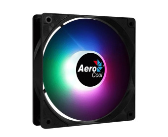 Вентилятор для корпуса 120mm Aerocool Frost 12 PWM RGB 4P (4pin, 120х120х25мм, 18.2-27.5 дБ, 500-1500об/мин, подстветка)