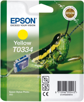 Картридж струйный EPSON T0334 для Epson Stylus 950, жёлтый