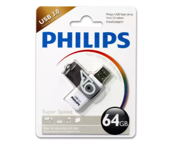 Флешка .64GB PHILIPS VIVID 3.0 USB3.0
