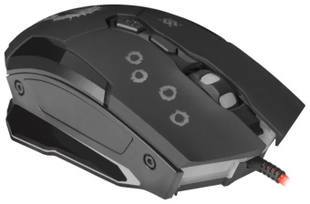 Мышь проводная Defender GM-170L Killer (3200dpi переключаемая подсветка коврик в комплекте ) USB чер