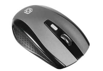 Мышь беспроводная Оклик 635MB черный/серый