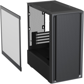Корпус XASTRA A411M 4ARGB-FC mATX чёрный