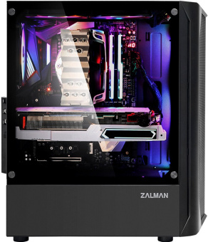 Корпус Zalman N4 (MidiTower, 2*USB2.0, 1*USB3.0, ATX, без БП) Black
