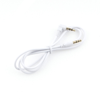 Кабель аудио-видео 3.5Jack (m) < - > 3.5Jack (m)  1.0м, Cablexpert, угловой, блистер, белый