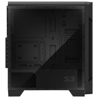 Корпус Zalman S3 (MidiTower, 2*USB2.0, 1*USB3.0, ATX, без БП) чёрный