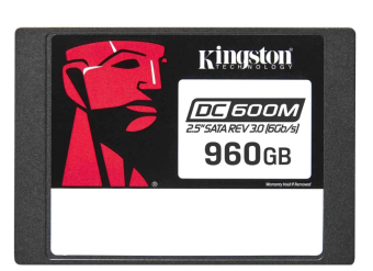 Накопитель SSD SATA 960Gb Kingston DC600M Series (TLC, 560/530 Мбайт/сек)