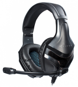 Наушники проводные Oklick HS-L370G Eclipse (мониторные полноразмерные, 20-20 000 Гц, 105дБ, 2м) blac