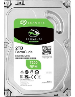 Жесткий диск SATA 2Tb Seagate Barracuda 7200rpm 256Mb SATA-3